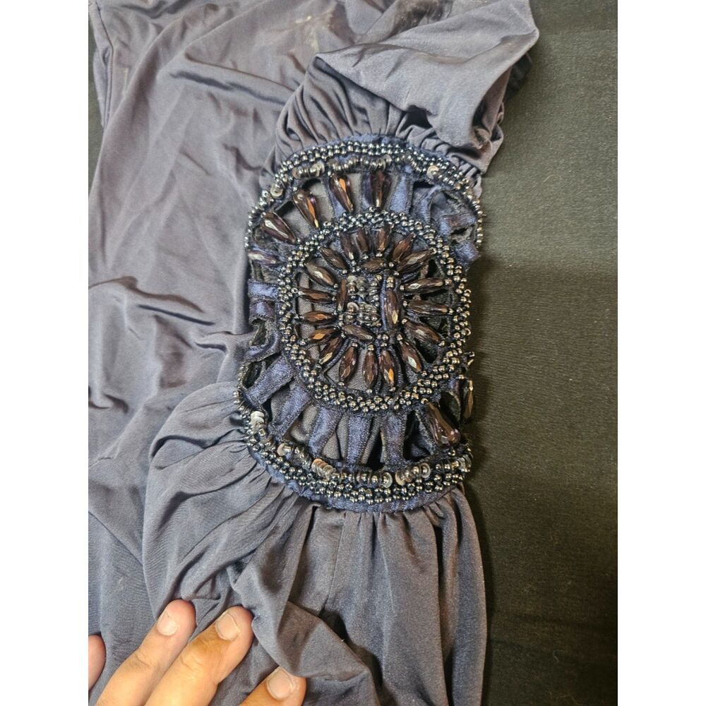 Y2K Strapless Embellished Side-Cutout Mini Dress / Top